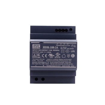CN en oferta - 92W 24VDC 3.83A 115/230VAC Fuente de Alimentación de riel DIN con forma escalonada ultradelgada