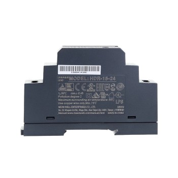 15W 24VDC 0.63A 115/230VAC Fuente de Alimentación de riel DIN con forma escalonada ultradelgada