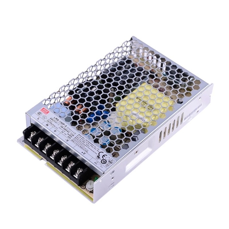 LRS-150F-5 MEANWELL 110W 5VDC 22A 115/230VAC Fuente deAlimentación conmutada cerrada