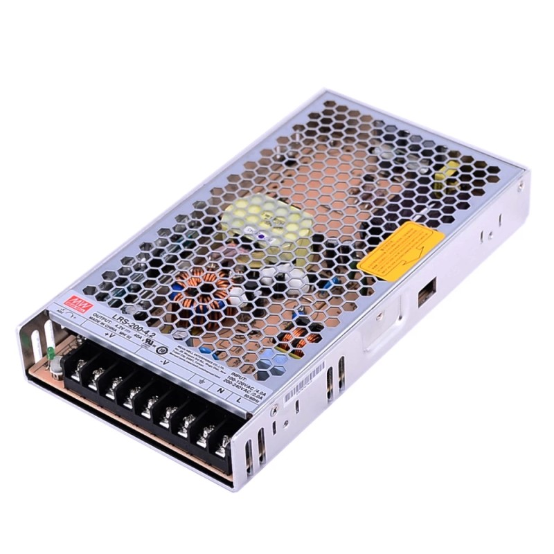 LRS-200-4.2 MEANWELL 168W 4.2VDC 40A 115/230VAC Fuente deAlimentación conmutada cerrada