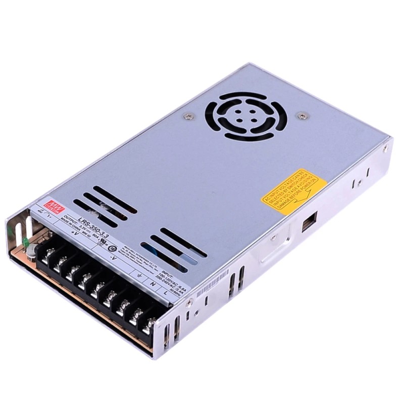 LRS-350-3.3 MEANWELL 198W 3.3VDC 60A 115/230VAC Fuente deAlimentación conmutada cerrada