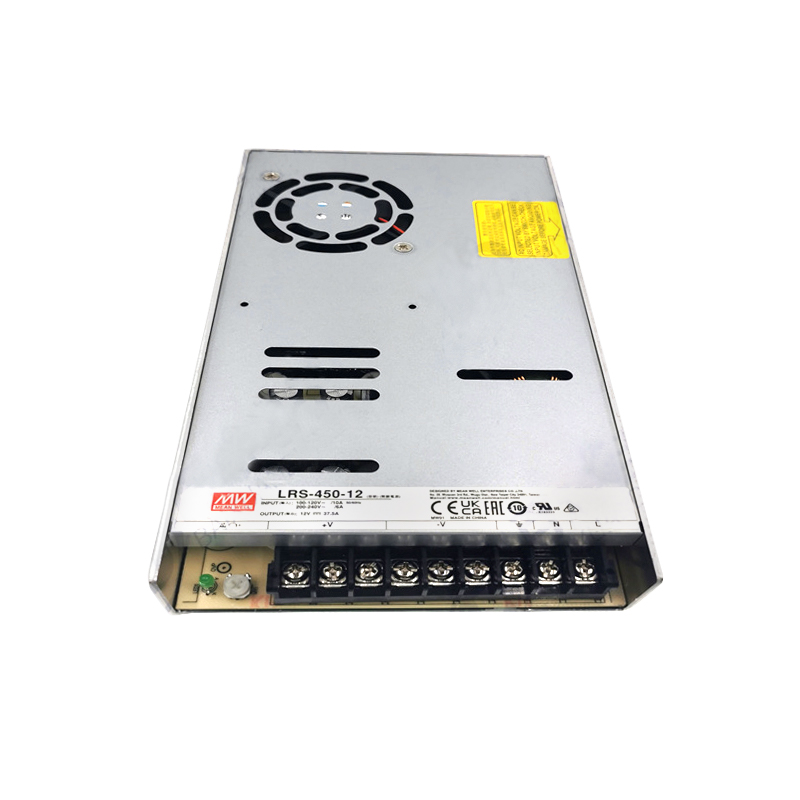 LRS-450-12 MEANWELL 450W 12VDC 37.5A 115/230VAC Fuente deAlimentación conmutada cerrada
