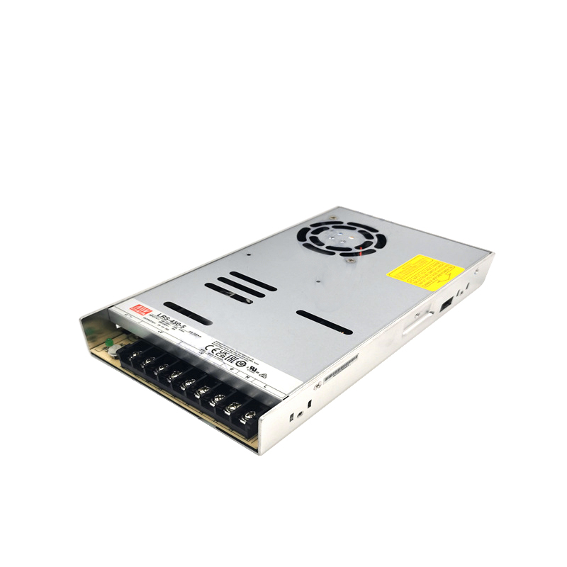 LRS-450-5 MEANWELL 375W 5VDC 75A 115/230VAC Fuente deAlimentación conmutada cerrada