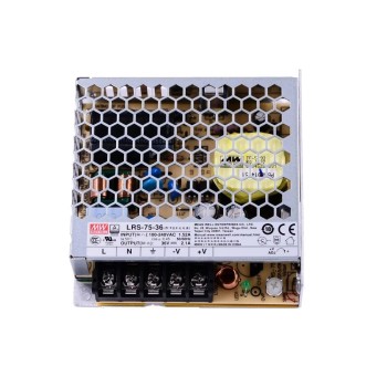 LRS-75-36 MEANWELL 75.6W 36VDC 2.1A 115/230VAC Fuente de Alimentación conmutada cerrada
