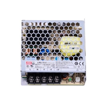 LRS-75-5 MEANWELL 70W 5VDC 14A 115/230VAC Fuente de Alimentación conmutada cerrada