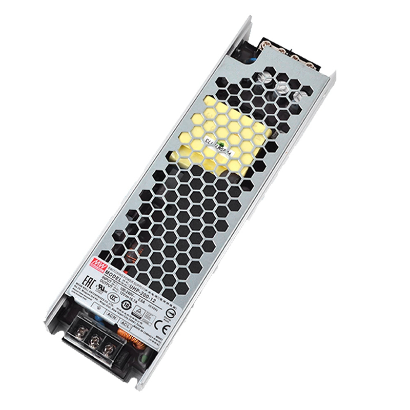 UHP-200-12  200.4W 12VDC 16.7A 115/230VAC Tipo delgado con fuente deAlimentación conmutada PFC