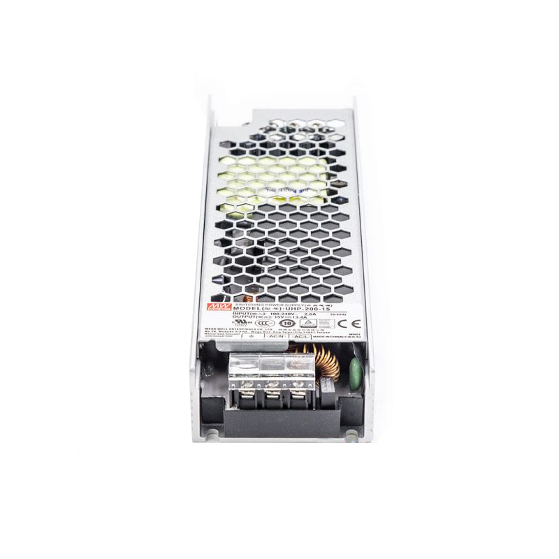 UHP-200-15  201W 15VDC 13.4A 115/230VAC Tipo delgado con fuente deAlimentación conmutada PFC