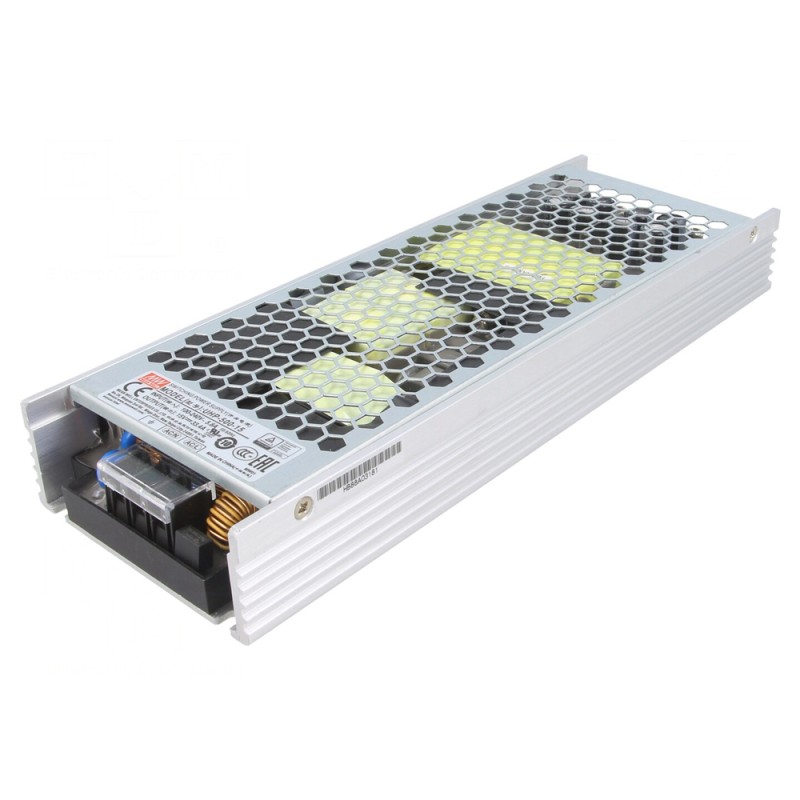 UHP-500-15  501W 15VDC 33.4A 115/230VAC Tipo delgado con fuente deAlimentación conmutada PFC
