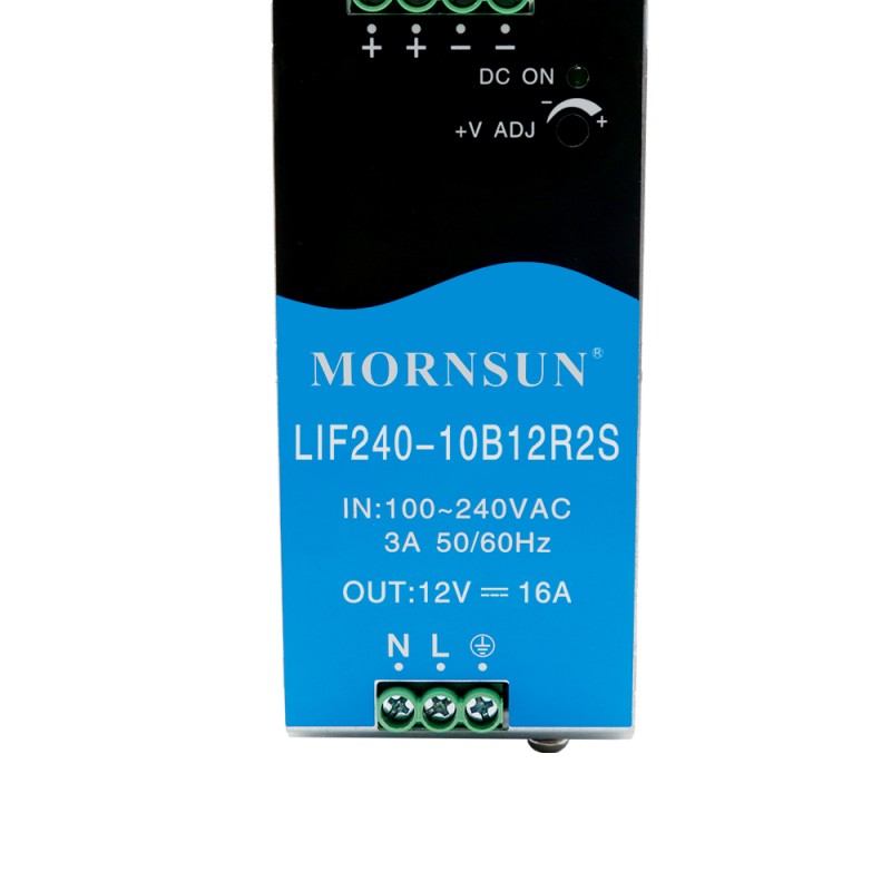 240W 24V 10.0A 85-264VAC/120-370VDC Carril DIN Fuente de alimentación conmutada con función PFC
