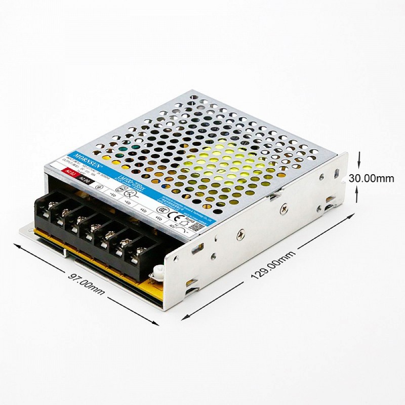 100W 24V 4.5A 85-305VAC/120-430VDC Fuente de alimentación conmutada