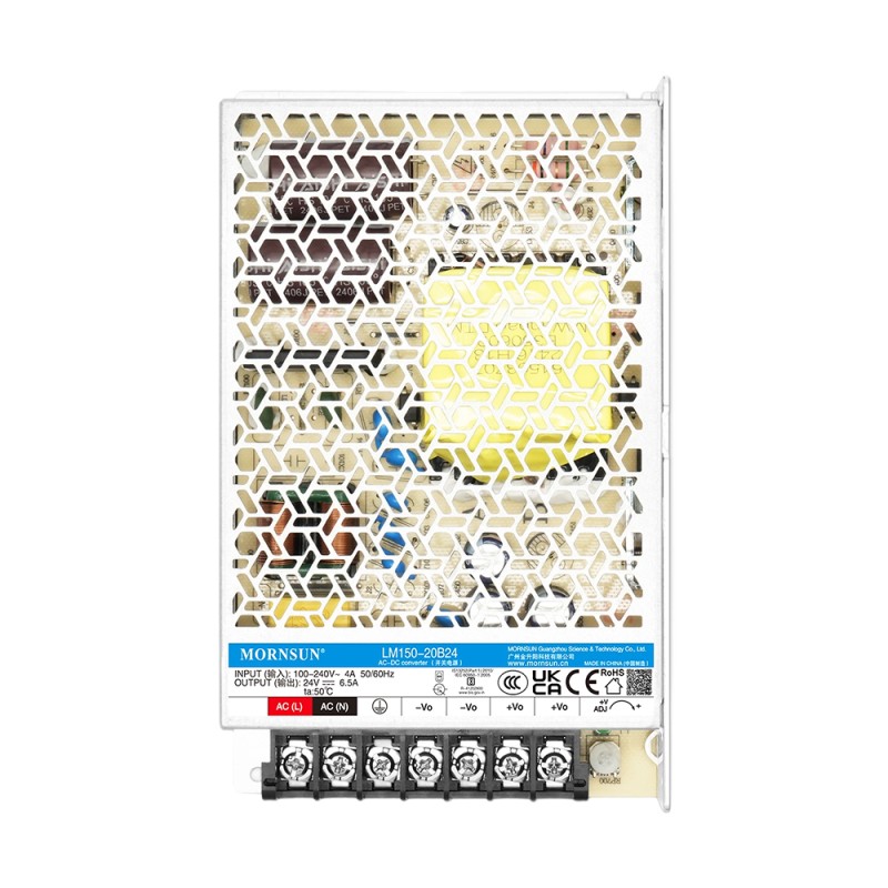 150W 24V 6.5A 85-264VAC/120-370VDC Fuente de alimentación conmutada