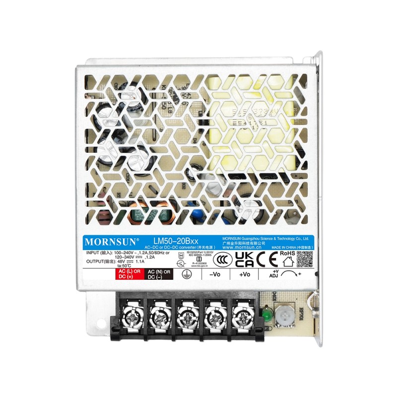 50W 12V 4.2A 85-264VAC/120-370VDC Fuente de alimentación conmutada