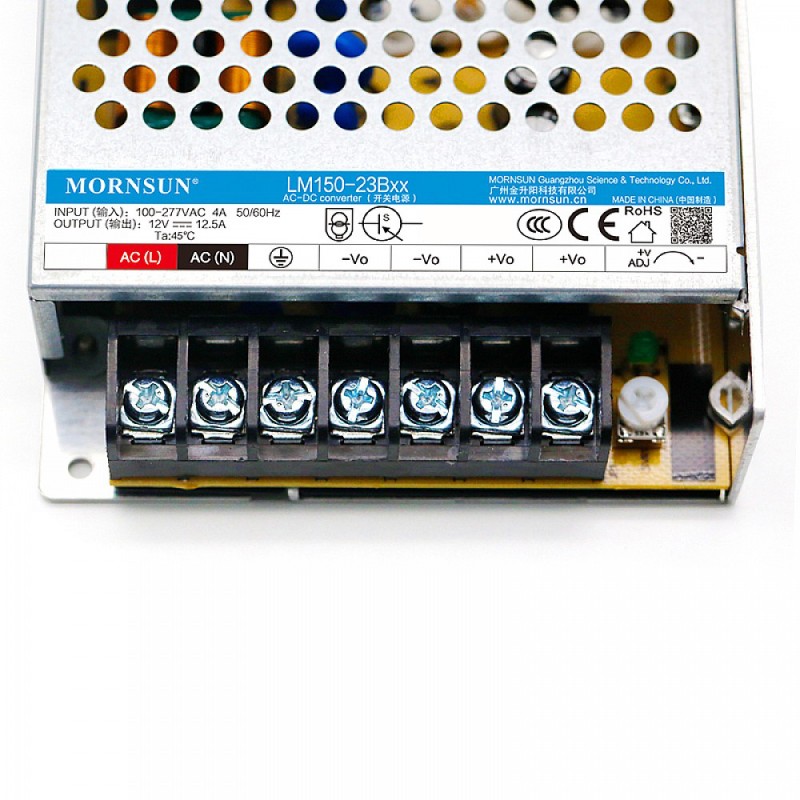 150W 55V 2.73A 85-305VAC/120-430VDC Fuente de alimentación conmutada