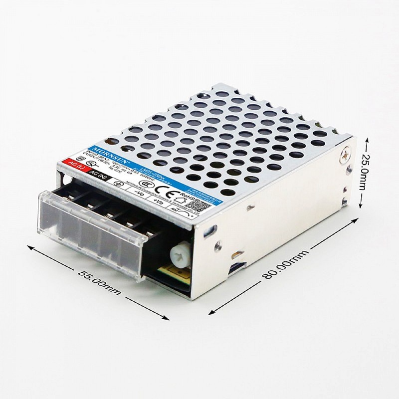 25W 3.3V 6A 85-305VAC/120-430VDC Fuente de alimentación conmutada