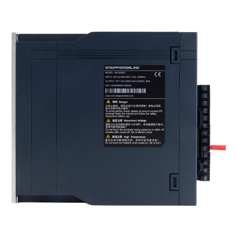 Kit de servomotor AC A6H Serie 1800W EtherCAT 1500rpm 11,50Nm codificador absoluto 17 bits IP67 - A6H-EC1800H3A1-M17 | StepperOnline