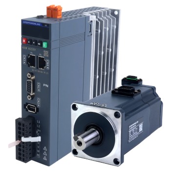 Kit de Motor Servo AC PROFINET Serie A6 400W STO Safe Torque Off 3000rpm 1,27Nm con Freno Encoder Absoluto 17 Bits IP67