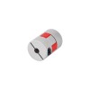 Mandíbula flexible de 5mm - 6,35mm que acopla el acoplador del eje del motor del de 20x30 mm