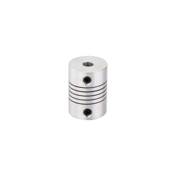 Acoplamiento flexible de 8mm - 8mm Acoplador de eje de motor paso a paso CNC de 18x25 mm