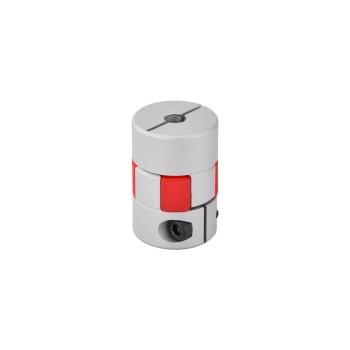 Acoplamiento de mandíbula flexible de 8mm - 8mm Acoplador de eje de motor de 20x30 mm