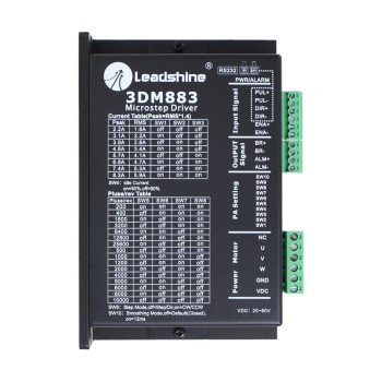Drivers para motores digital trifásico Leadshine 0.5-8.3A 20-80VDC para motor Nema 23, 24, 34