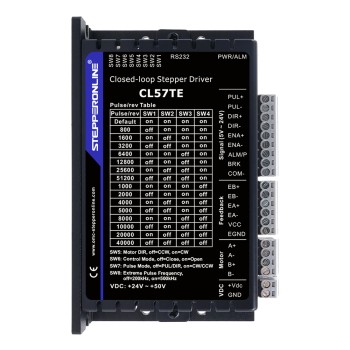 Controlador de Motor Paso a Paso en Bucle Cerrado Serie TE 0,5-7,0A 24-50VDC para Motores Paso a Paso Nema 17, 23, 24