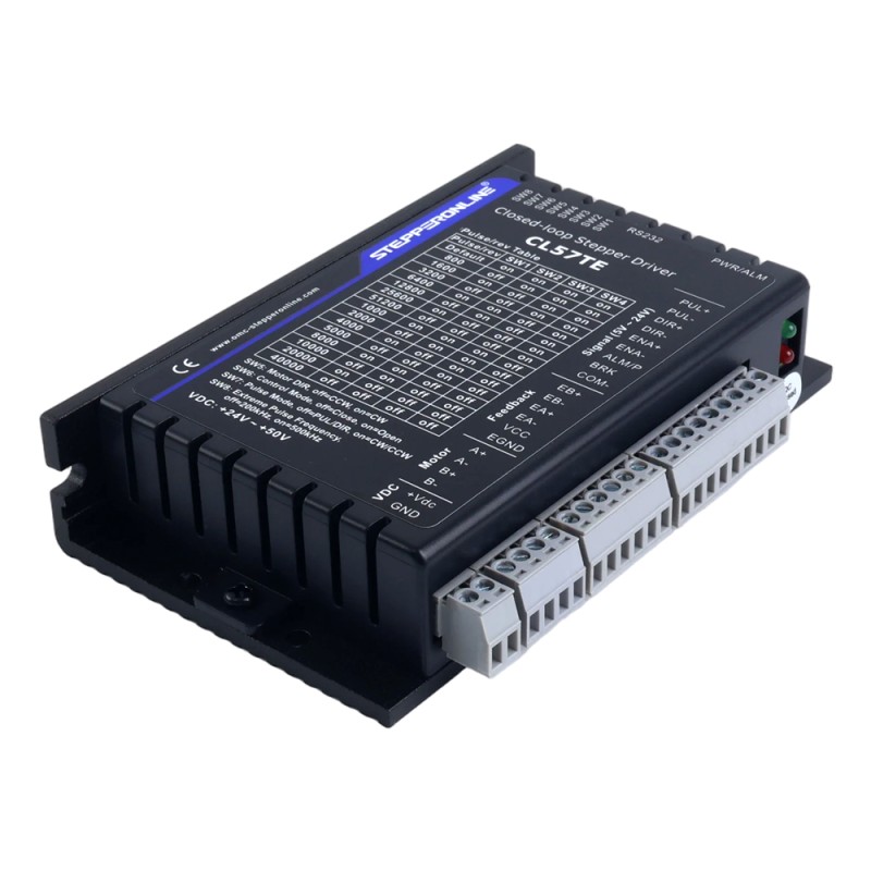 Controlador de Motor Paso a Paso en Bucle Cerrado Serie TE 0,5-7,0A 24-50VDC para Motores Paso a Paso Nema 17, 23, 24 - CL57TE | StepperOnline