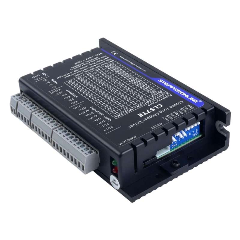 Controlador de Motor Paso a Paso en Bucle Cerrado Serie TE 0,5-7,0A 24-50VDC para Motores Paso a Paso Nema 17, 23, 24 - CL57TE | StepperOnline
