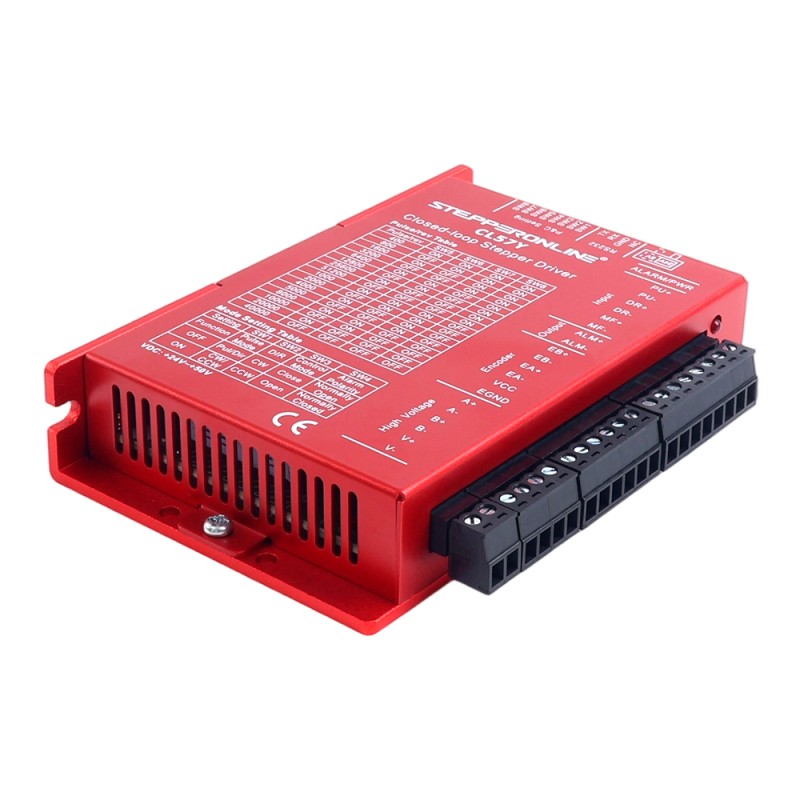 Usado - Driver de Pasos de Circuito Cerrado Serie Y V2.0 0-7,0A 24-50VDC para Motor Paso a Paso Nema 17, 23, 24 - CL57Y-V20-USED | StepperOnline