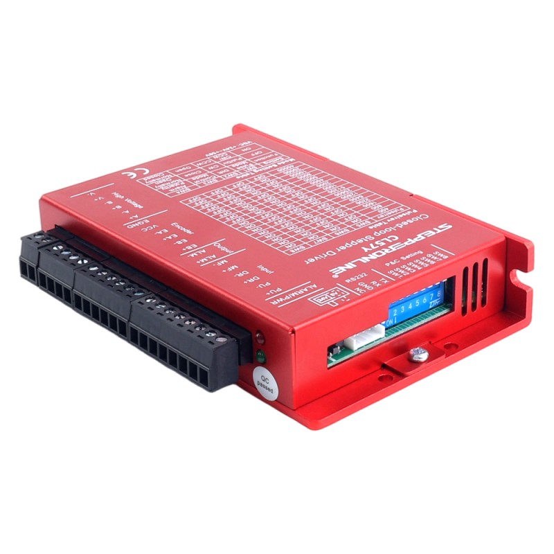 Usado - Driver de Pasos de Circuito Cerrado Serie Y V2.0 0-7,0A 24-50VDC para Motor Paso a Paso Nema 17, 23, 24 - CL57Y-V20-USED | StepperOnline