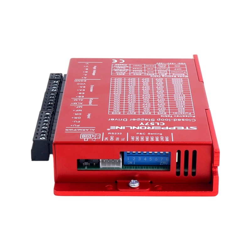 Usado - Driver de Pasos de Circuito Cerrado Serie Y V2.0 0-7,0A 24-50VDC para Motor Paso a Paso Nema 17, 23, 24 - CL57Y-V20-USED | StepperOnline