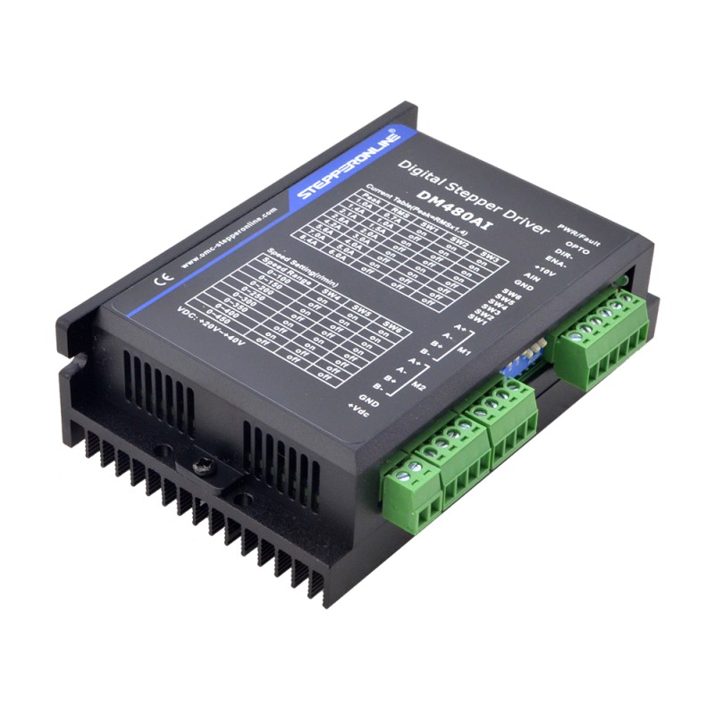 Drivers para motores paso a paso 2 canales 1.0-8.4A 20-40VDC Velocidad ajustable