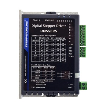 Drivers para motores Modbus RS485 0.1-5.6A 24-48VDC para motor Nema 17, 23, 24