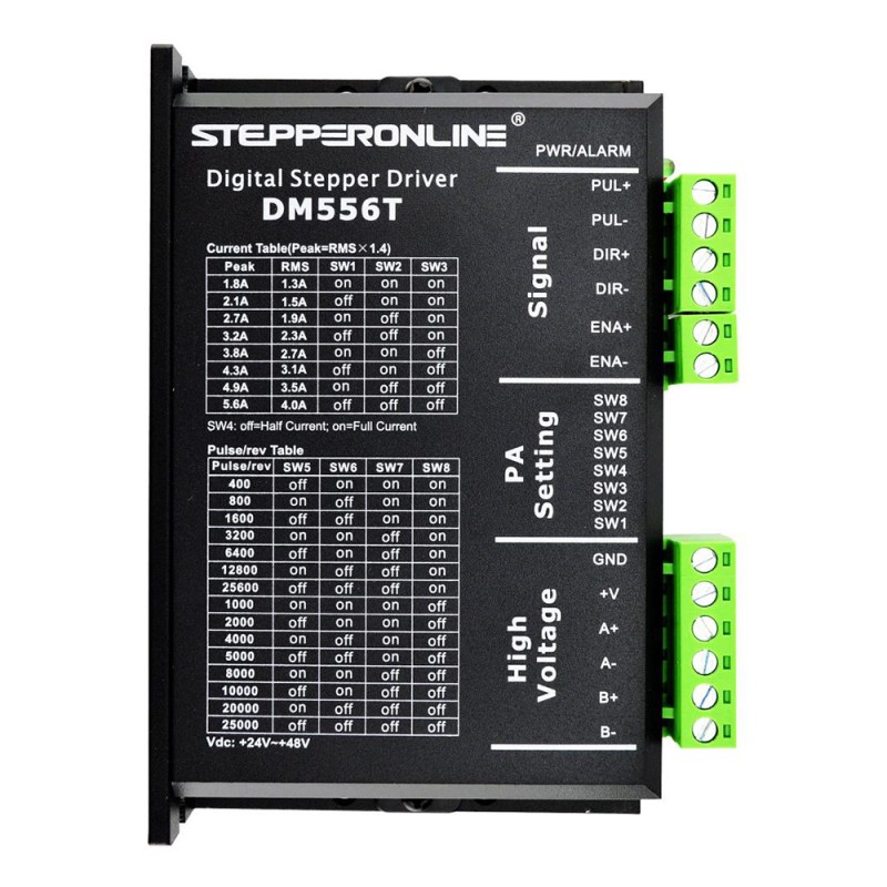 Drivers para motores paso a paso digital 1.8-5.6A 20-50VDC para motor paso a paso Nema 23, 24, 34