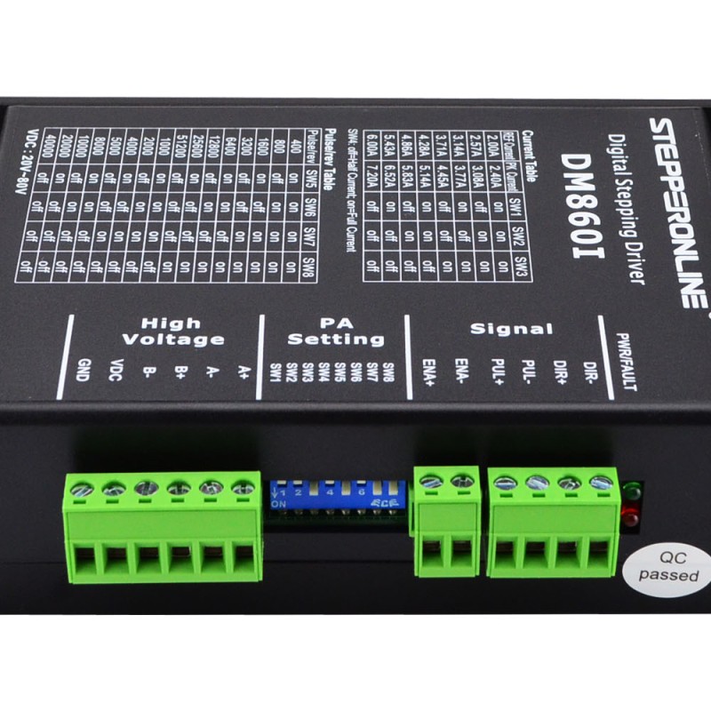 Drivers para motores paso a paso digital 2.4-7.2A 20-80VDC para motor paso a paso Nema 34 CNC Drive