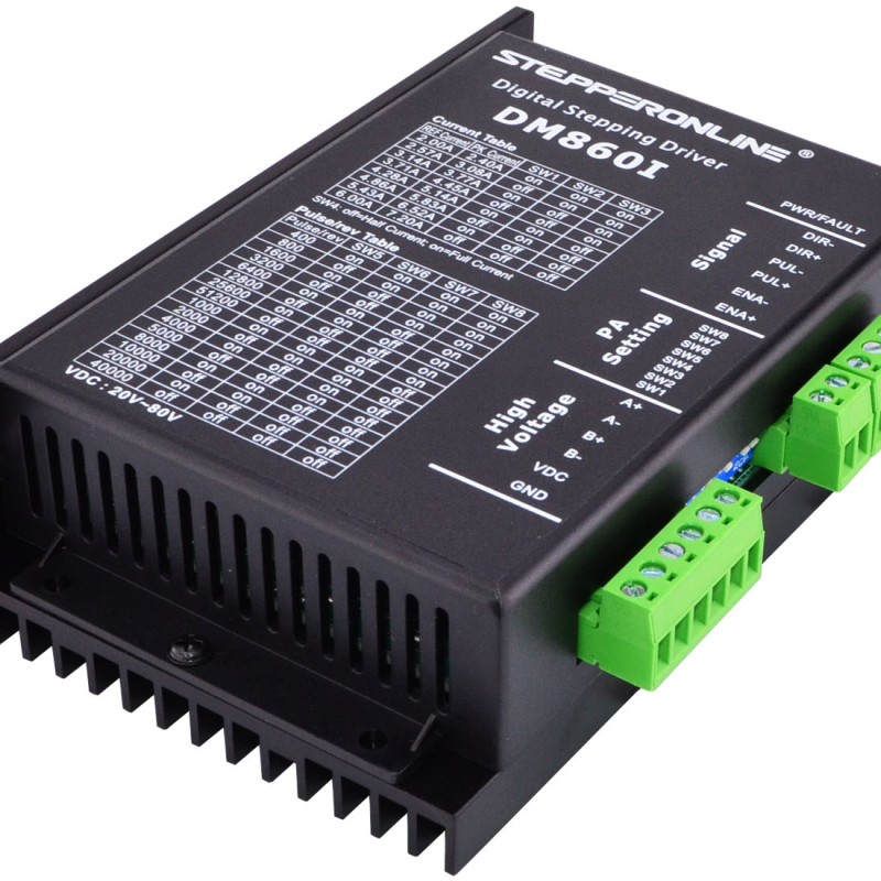 Drivers para motores paso a paso digital 2.4-7.2A 20-80VDC para motor paso a paso Nema 34 CNC Drive