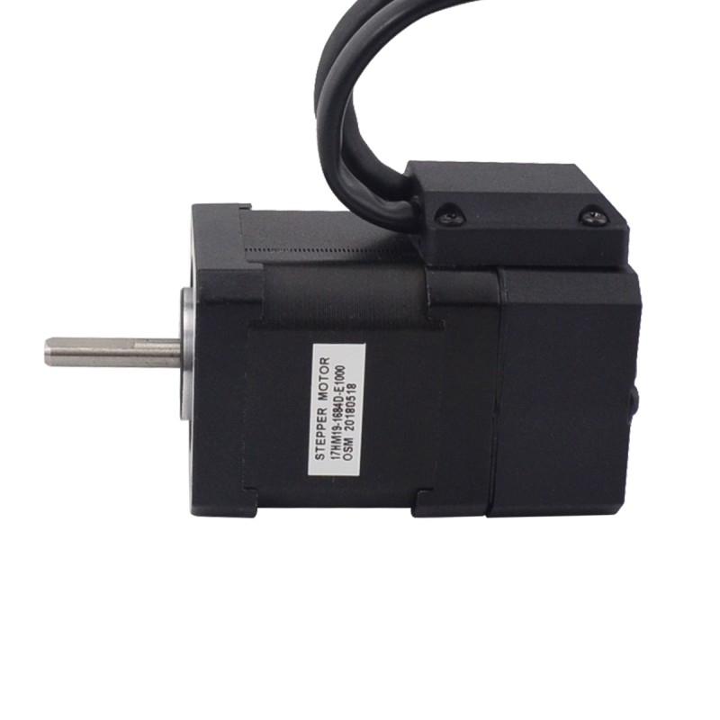 0.9deg Nema 17 Motor paso a paso de circuito cerrado 44Ncm(62.31oz.in) Codificador 1000PPR(4000CPR)