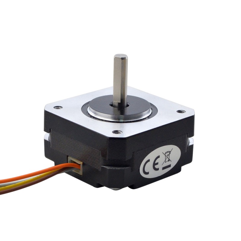 Motor de alta temperatura Nema 17 16Ncm(22.7oz.in)Aislamiento del motor del extrusor Clase H 180C