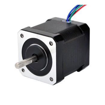 Nema 17 Bipolar 59Ncm(83.55oz.in) 2A 42x42x48mm 4 Hilos con 1m de Cable y Conector