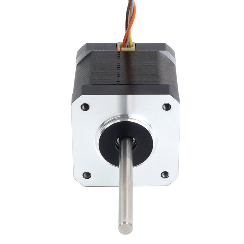 Nema 17 Motor paso a paso de alta temperatura 55Ncm (77,93oz.in) 55mm aislamiento de eje redondo clase H 180C - 17HS19-2504S-H-V1 | StepperOnline