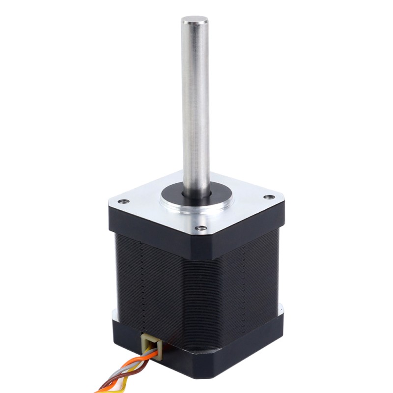 Nema 17 Motor paso a paso de alta temperatura 55Ncm(77,93oz.in) 55mm Φ8mm aislamiento de eje redondo clase H 180C - 17HS19-2504S-H-V2 | StepperOnline