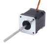 Motor Paso a Paso Nema 17 Alta Temperatura 55Ncm(77,93oz.in) 80mm Eje tipo D Φ5mm Clase de Aislamiento H 180C - 17HS19-2504S-H-V5 | StepperOnline