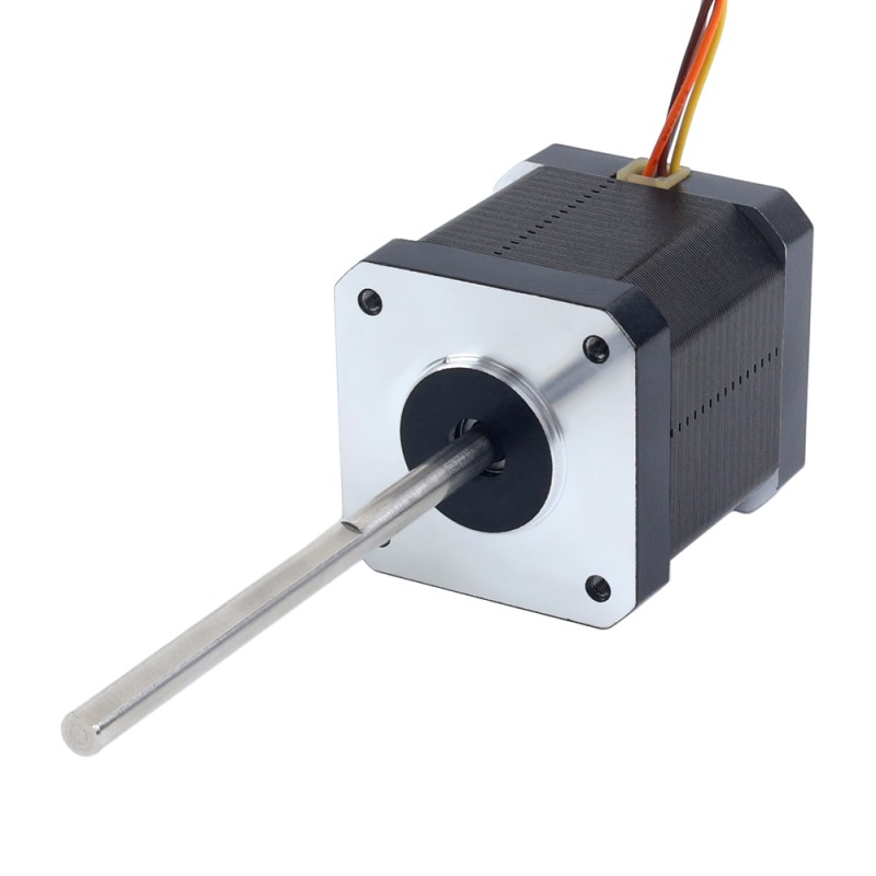 Motor Paso a Paso Nema 17 Alta Temperatura 55Ncm(77,93oz.in) 80mm Eje tipo D Φ5mm Clase de Aislamiento H 180C - 17HS19-2504S-H-V5 | StepperOnline