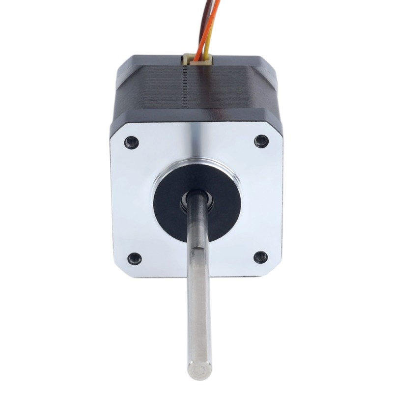 Motor Paso a Paso Nema 17 Alta Temperatura 55Ncm(77,93oz.in) 80mm Eje tipo D Φ5mm Clase de Aislamiento H 180C - 17HS19-2504S-H-V5 | StepperOnline