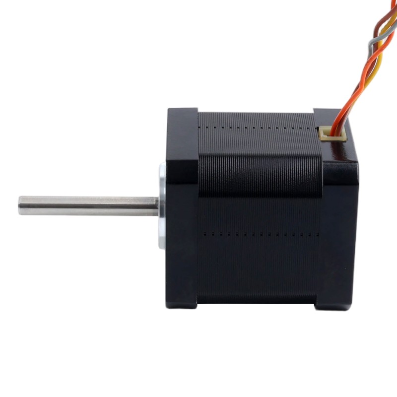 Motor paso a paso de alta temperatura Nema 17, 55Ncm(77,93oz.in), eje tipo D de 5mm, 38mm, clase de aislamiento H 180 °C, conector JST-XH - 17HS19-2504S-H-V6 | StepperOnline