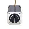 Motor paso a paso de alta temperatura Nema 17 65Ncm(92oz.in) Clase de aislamiento H 180C