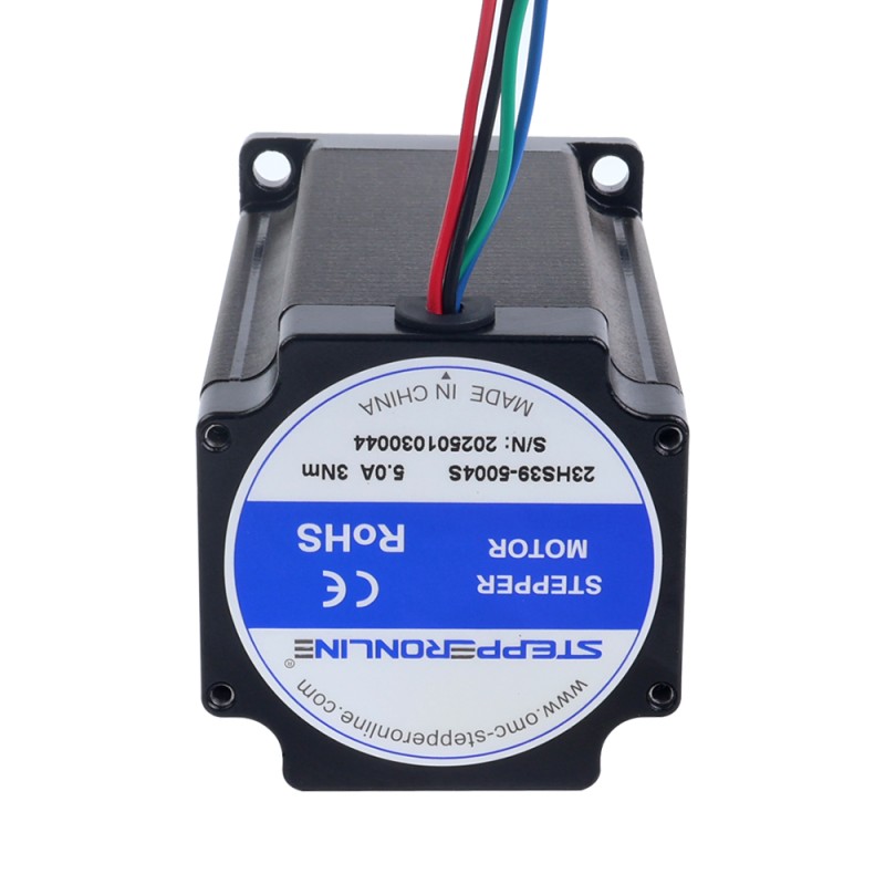 Motor paso a paso Nema 23 bipolar 1,8 grados 3,00Nm(424,83oz.in) 5,0A 57 x 57 x 100mm 4 cables - 23HS39-5004S | StepperOnline