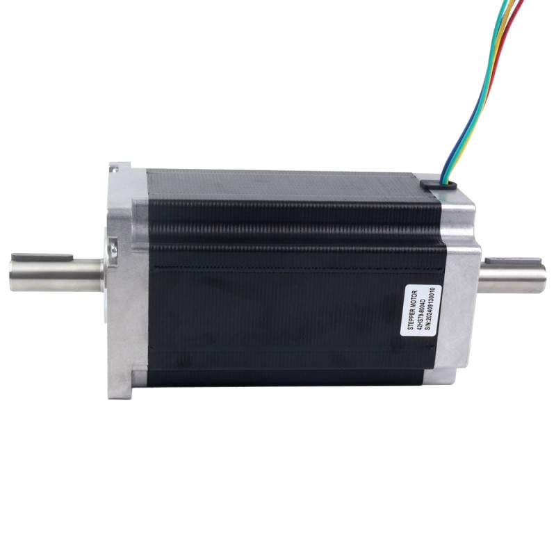 Motor pasoA paso CNC Nema 42 de doble eje 30Nm(4248oz.in) 8A 110x201mm 4 cables