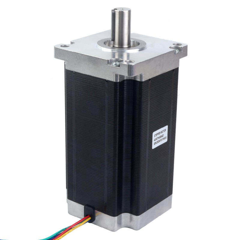Motor Nema 42 Bipolar 30Nm(4248oz.in) 8A 110x201mm 4 cables para caja de engranajes helicoidalesNmRV50