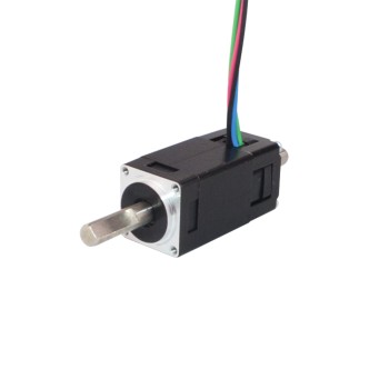 Doble eje Nema 6 Bipolar 1,8grados 0,58Ncm(0,82oz.in) 0,3A 14x14x30mm 4 cables