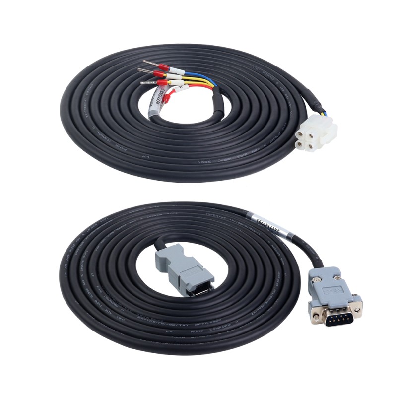 Servomotor deDC RS485 de 200W, serie DSY, 24-70VDC, 0,637Nm, 3000rpm, codificador incremental de 17 bits, IP65 - DSY-RS200L2A2-M17S | StepperOnline